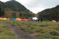 Lake Ranu Kumbolo which is on Mount Semeru and is very beautiful