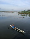 Lake Rawa pening in central java Indonesia country