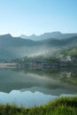 Lake Reflecion in Summer Morning Royalty Free Stock Photo