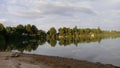 Lake reflection in the afternoon Royalty Free Stock Photo