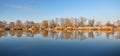 Lake with reflections