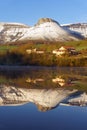 Lake reflections of Ungino mountain Royalty Free Stock Photo