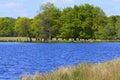 Lake in Richmond park in London