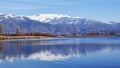 Lake Ripasottile and mount terminillo