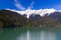 Lake Ritsa, Abkhazia Royalty Free Stock Photo