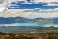 Lake Rotoaira seen from Tongariro volcano in the New Zealand