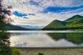 Lake Rotoroa, Nelson Lakes National Park, New Zealand, on an early summer morning, Royalty Free Stock Photo