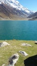 Lake saif ul malook kaghan pakistan Royalty Free Stock Photo