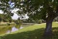 Lake of Saint-PÃÂ©e-sur-Nivelle in France