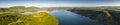 Lac du Salagou in the morning in HÃÂ©rault in Occitanie, France