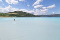 Lake Salda is one of Turkey`s deepest, clearest and cleanest tectonic lakes. Royalty Free Stock Photo