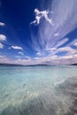 Salda lake is knows as Maldives of Turkey Royalty Free Stock Photo