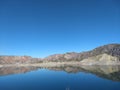 Lake in San Rafael, Mendoza, Argentina Royalty Free Stock Photo