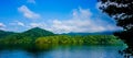 Lake santeetlah scenery in great smoky mountains Royalty Free Stock Photo