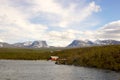 Lake sauna Royalty Free Stock Photo