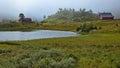 Lake at the scenic route Ryfylke in Norway