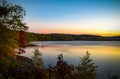 Lake Scranton at Sunset Royalty Free Stock Photo