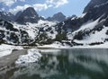 Lake Seebensee in Tyrol, Austria, in springtime