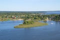 Lake Seliger and the Islands Royalty Free Stock Photo