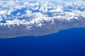 Lake Sevan and Caucasus Mountains Royalty Free Stock Photo