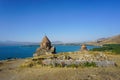 Lake Sevan Sevanavank Churches View Royalty Free Stock Photo