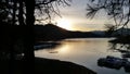 Lake Shasta Sunset Royalty Free Stock Photo
