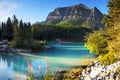 Moraine Lake Louise, Banff National Park, Alberta Canada Royalty Free Stock Photo