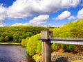 Hop brook dam Naugatuck Royalty Free Stock Photo