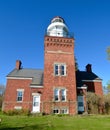 Lake Side View of Big Bay Point Lighthouse Royalty Free Stock Photo