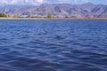 Lake by the sidehill Royalty Free Stock Photo