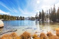 Lake in Sierra Nevada Royalty Free Stock Photo