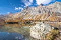 Lake Sils, Szwitzerland in autumn