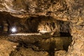 Lake in a Silver Mine in Tarnowskie Gory, UNESCO heritage site