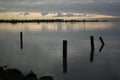 Lake sky reflections sunrise Royalty Free Stock Photo