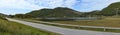 Lake Sletteidvatnet at Trollpikken carpark at Egersund in Norway