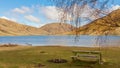 A lake in the Southern Alps of New Zealand