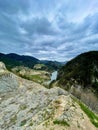 Lake Spajici and surrounding nature Royalty Free Stock Photo