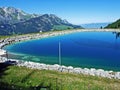 Lake Speichersee or Der Speichersee im Gebiet Warmtobel or Speichersee fÃÂ¼r die Schneeanlage Wildhaus