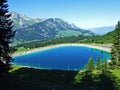 Lake Speichersee or Der Speichersee im Gebiet Warmtobel or Speichersee fÃÂ¼r die Schneeanlage Wildhaus