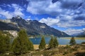 Lake of St. Moritz Royalty Free Stock Photo