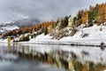 Lake St. Moritz winter Royalty Free Stock Photo