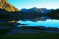 lake steinsee tyrol Royalty Free Stock Photo