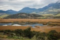 Lake Stimfalia in autumn in Peloponnese, Greece Royalty Free Stock Photo