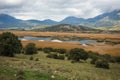 Lake Stimfalia in autumn in Peloponnese, Greece Royalty Free Stock Photo