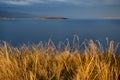 Lake and storm sky Royalty Free Stock Photo