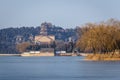 Lake in Summer Palace in Beijing Royalty Free Stock Photo