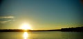 Lake Sunset Royalty Free Stock Photo