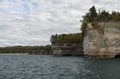 Lake Superior Cliff Royalty Free Stock Photo