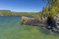 Lake Superior Rock Arch Royalty Free Stock Photo