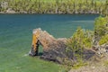 Lake Superior Rock Arch Royalty Free Stock Photo